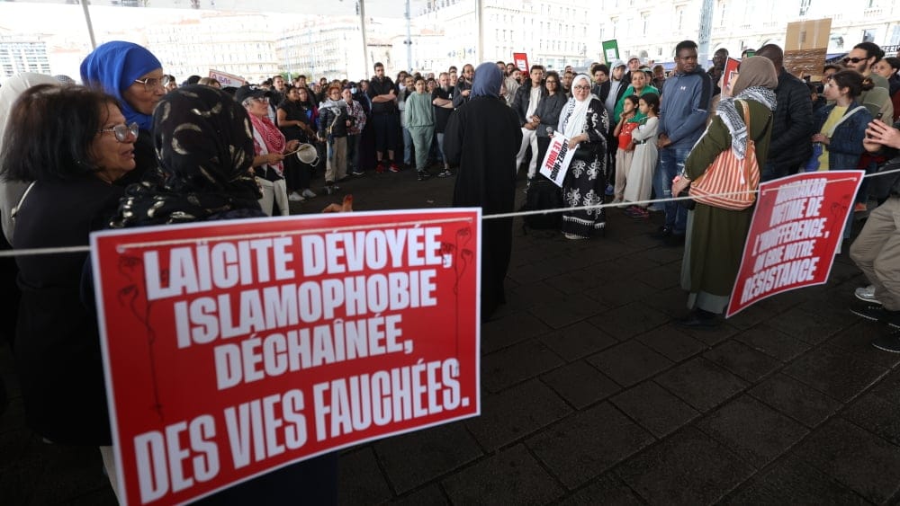 Un rassemblement contre l'islamophobie a été organisé dimanche sur le Vieux-Port.