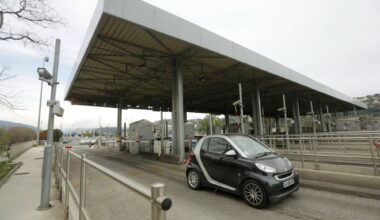 Un accident entre deux voitures provoque un ralentissement dans le contournement de Nice