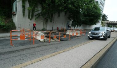 Lyon. Un gros trou se forme sur la route et surprend : les automobilistes en galère