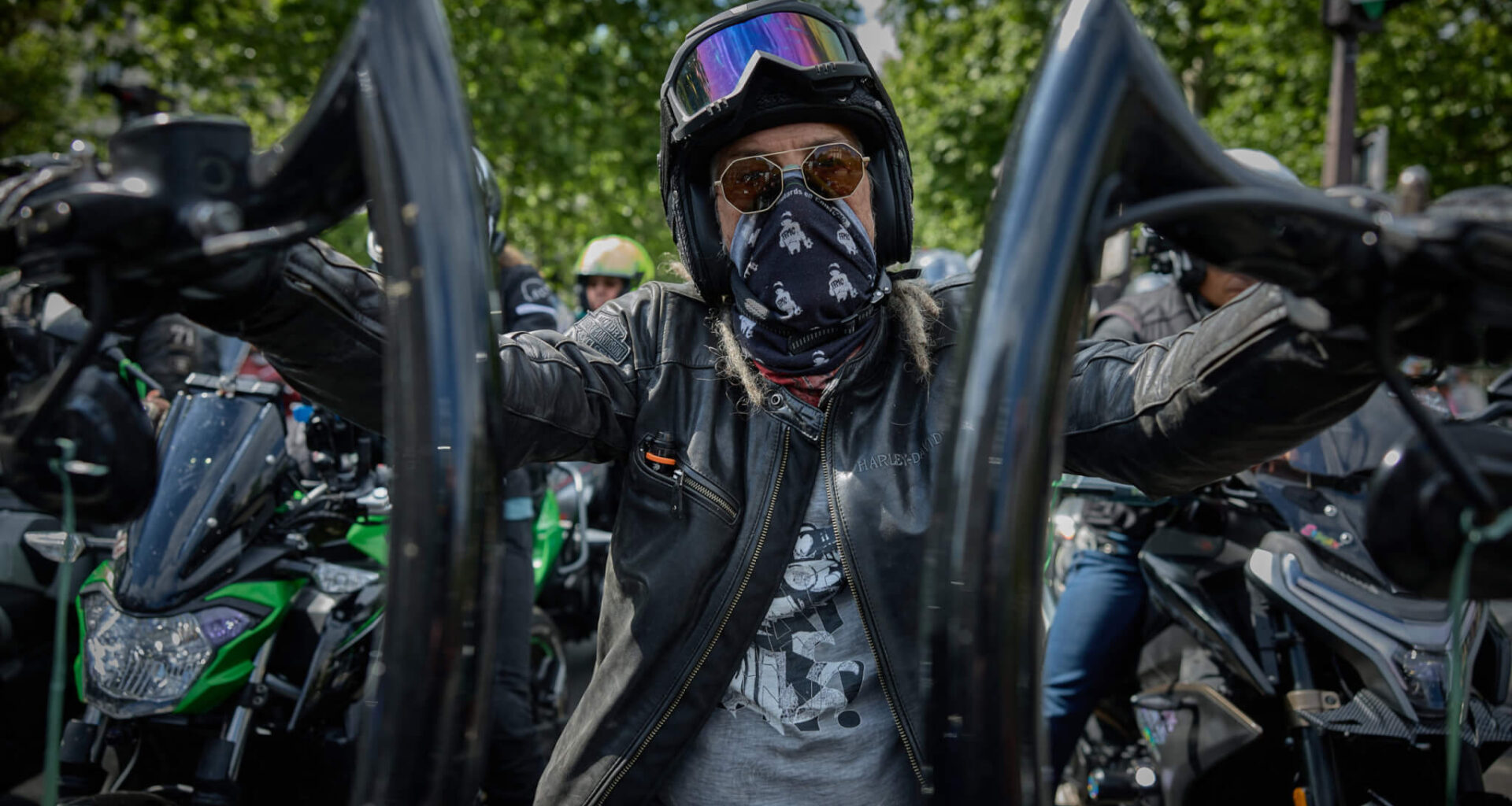 Pollution en Ile-de-France : les motards ont manifesté contre la ZFE