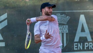Corentin Moutet menacé par un joueur russe au tournoi de tennis d'Aix