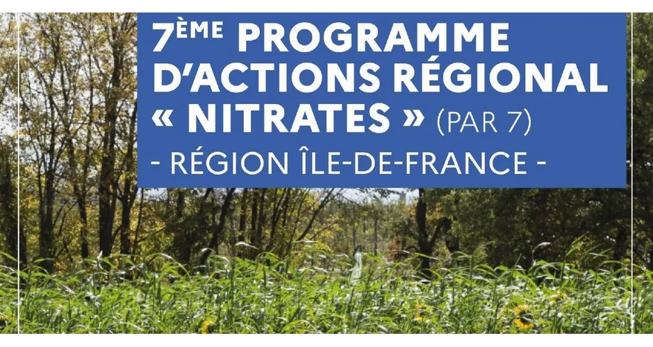 Vaste plan d'actions contre les nitrates en Île-de-France