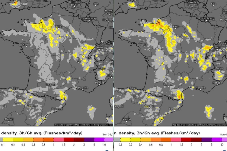 Voici les prévisions selon le modèle météo ECMWF via Meteologix.