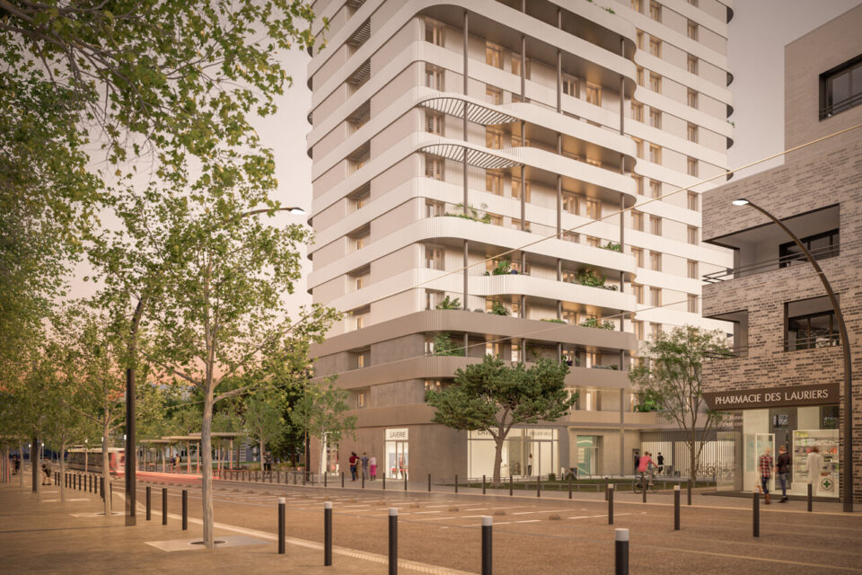 La futur tour du Doubs accueillera 95 logements.
