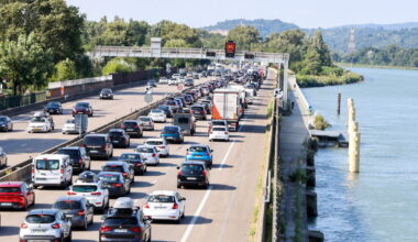 entre Marseille et Lyon, plus de 45 km de bouchons