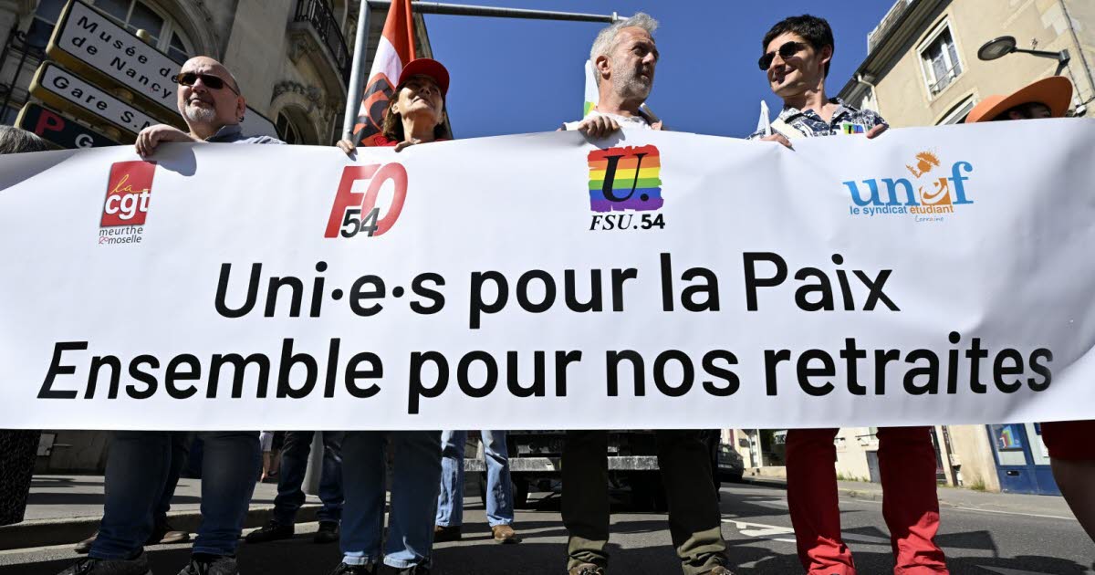 Photos. Le traditionnel défilé du 1er-Mai dans les rues de Nancy