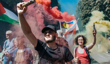 les images de la manifestation du 1er-Mai à Grenoble