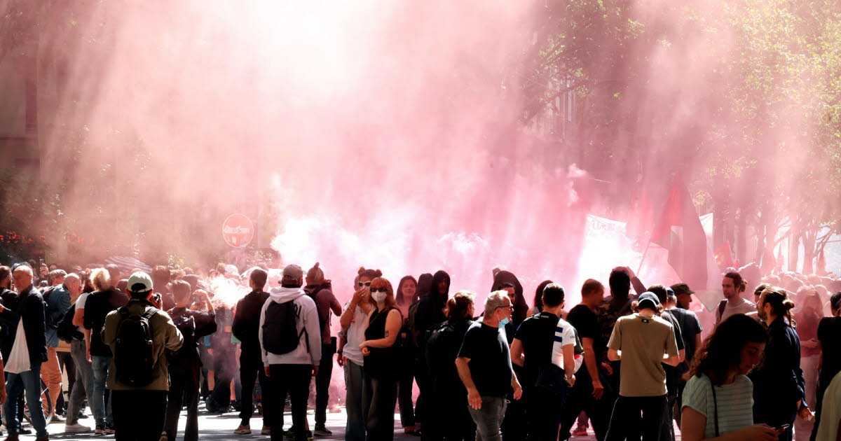 revivez la manifestation du 1er-Mai à Lyon