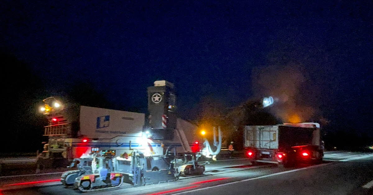 la circulation coupée la nuit pendant deux mois