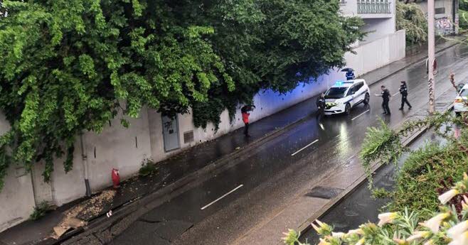 Intempéries. Les fortes pluies à Lyon provoquent un effondrement de la chaussée montée de la Boucle