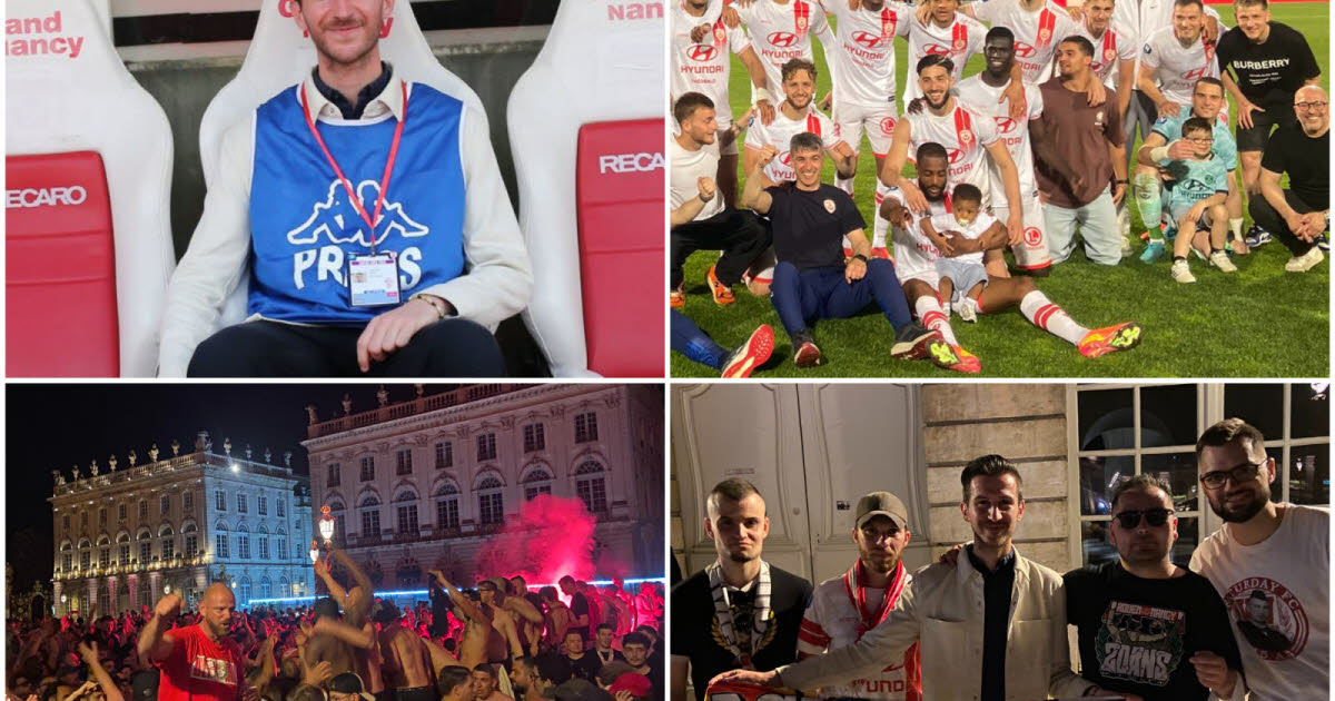 Football. Ses liens avec Sourzac, la fête à Nancy... "Foot Multiple" raconte la soirée de la montée de l'ASNL