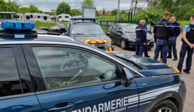 opération de gendarmerie chez des gens du voyage, au sud de Nancy