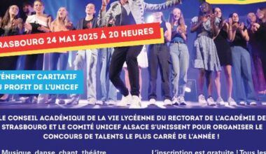 Solidarité. Les lycéens d’Alsace soutiennent l’Unicef