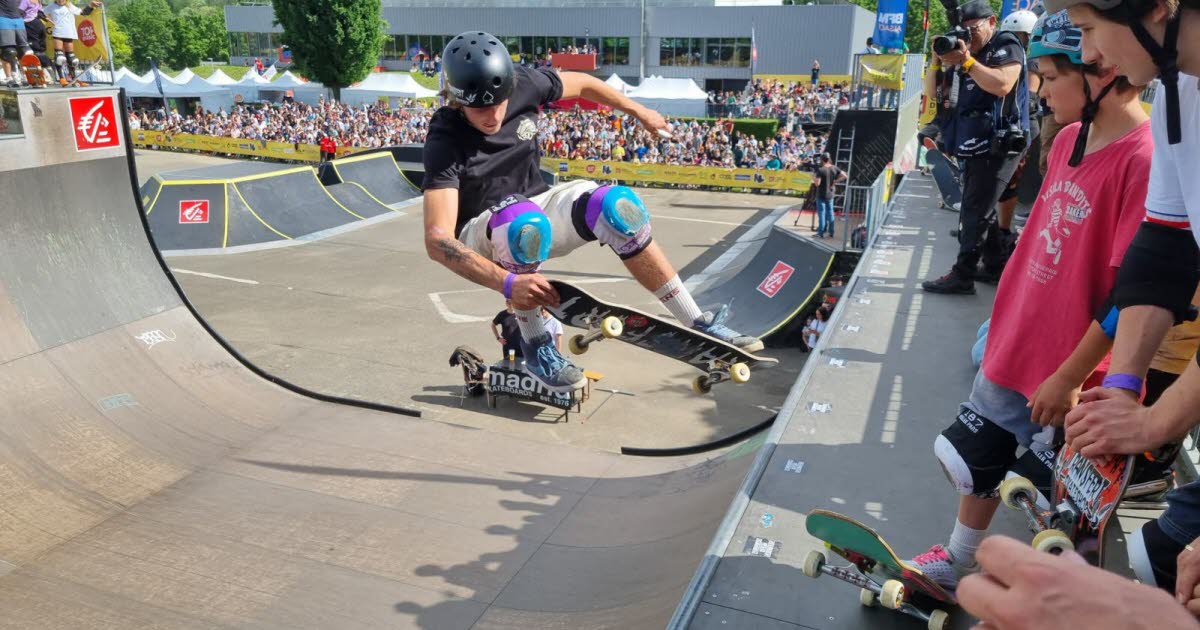 le trampoline freestyle, grande nouveauté du festival des cultures urbaines