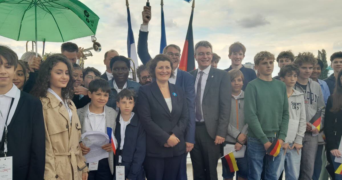 Kehl. Une main tendue entre la France et l’Allemagne pour célébrer la paix