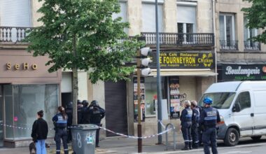 Saint-Étienne. Le vigile d’un supermarché agressé, la place Fourneyron bouclée par les forces de l’ordre