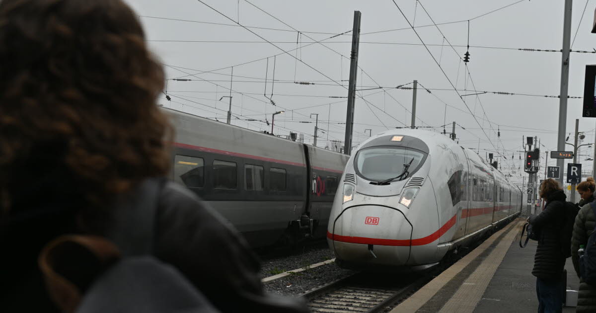 Allemagne . Un train ICE rate l'arrêt en gare