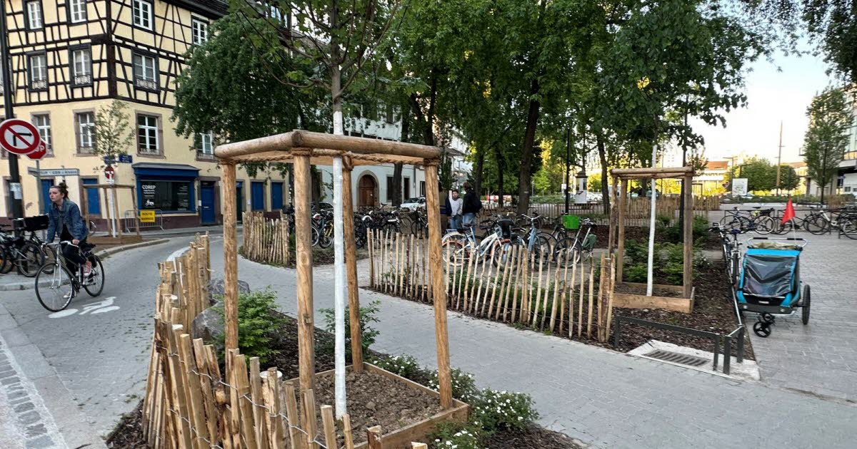 Strasbourg. Découvrez le nouveau look de la place du Foin et du square Allende, enfin apaisés