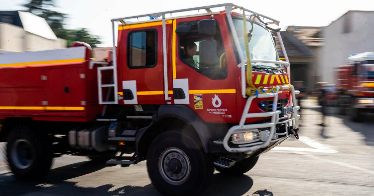 un feu de camion provoque la fermeture des voies près de Metz