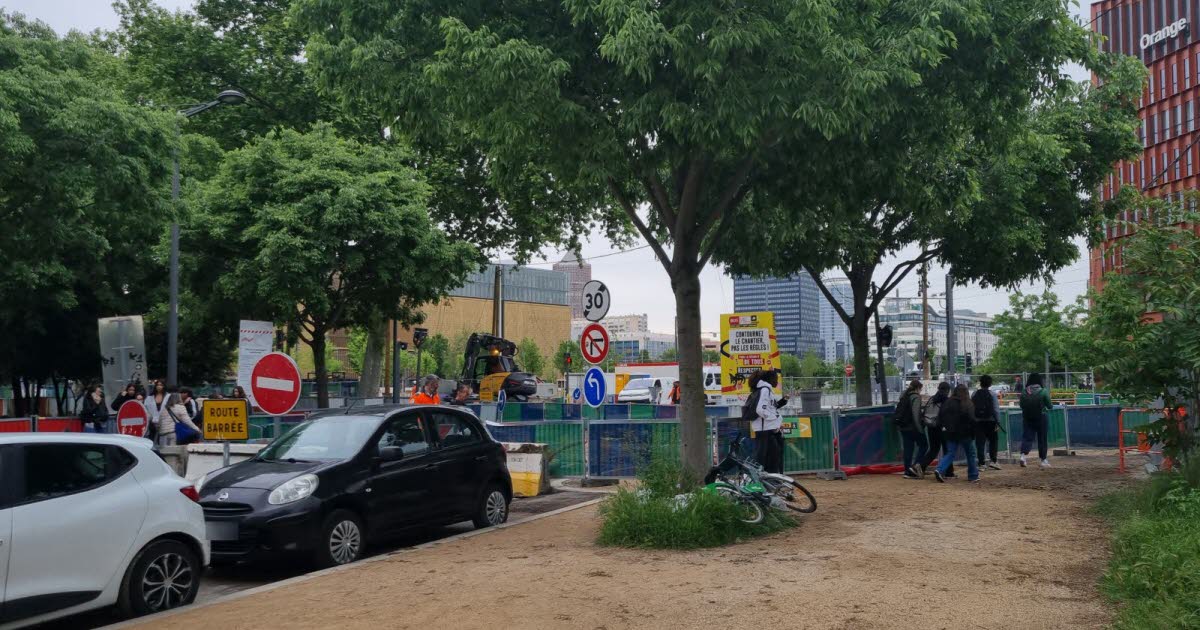 remonter l’avenue Felix-Faure à pied, une attention de tous les instants