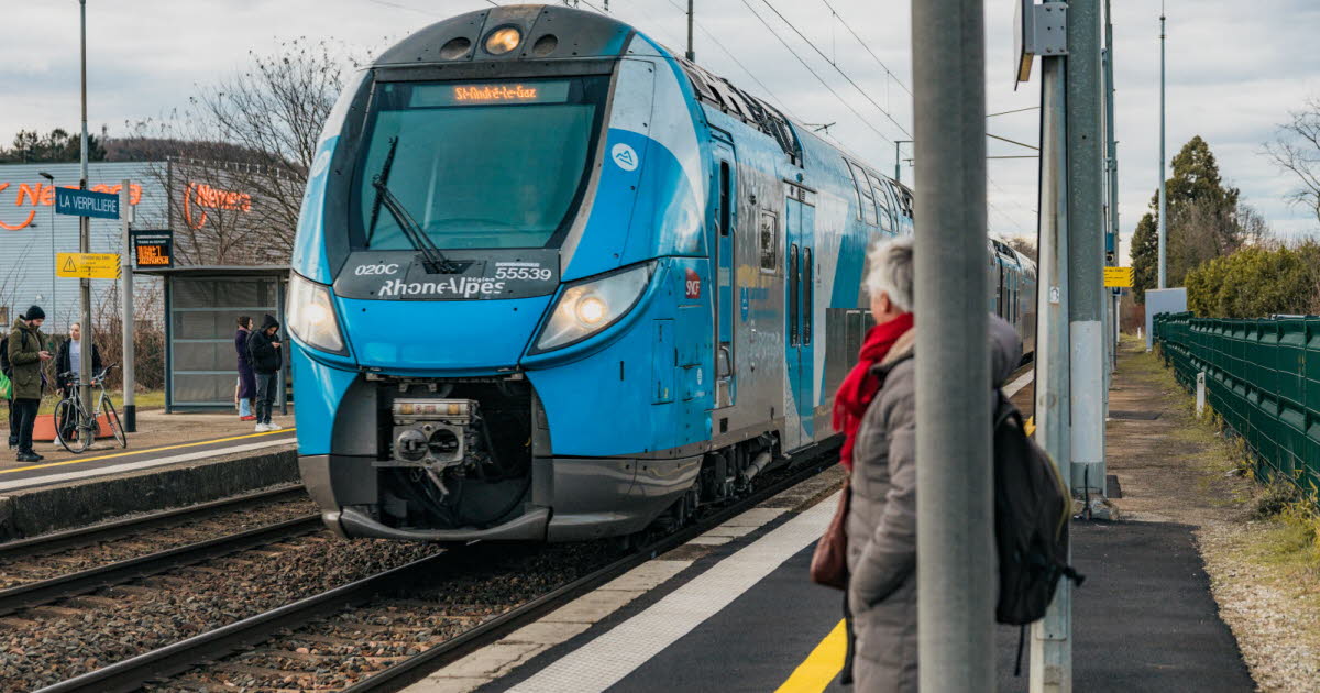 trafic interrompu sur la ligne TER Lyon-Grenoble