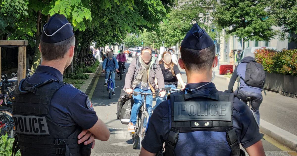 une sensibilisation pour les cyclistes et trottinettistes en infraction