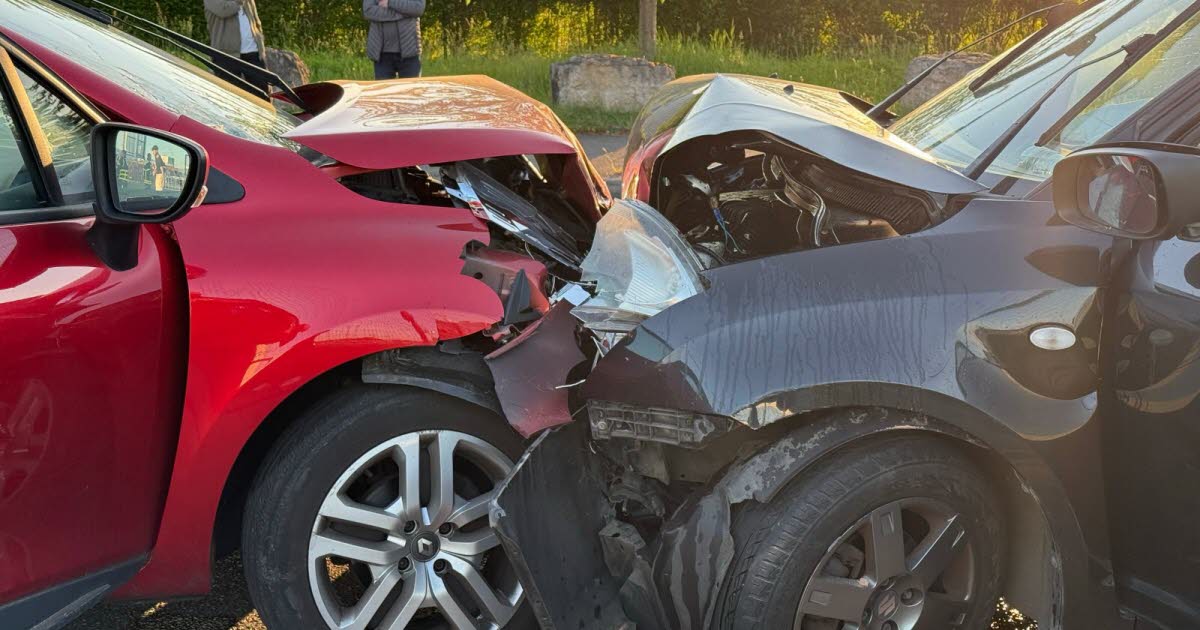 Nancy. Une collision frontale fait deux blessés légers au rond-point Marcel-Brot