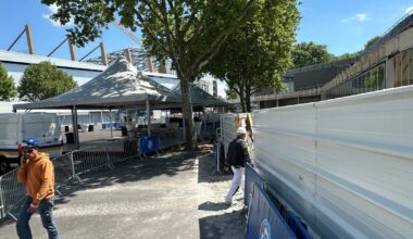 la fan zone du Racing double de taille... et s'ouvre aux riverains