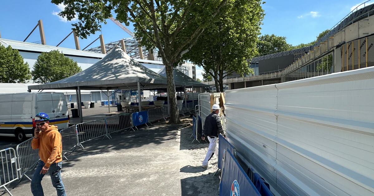 la fan zone du Racing double de taille... et s'ouvre aux riverains