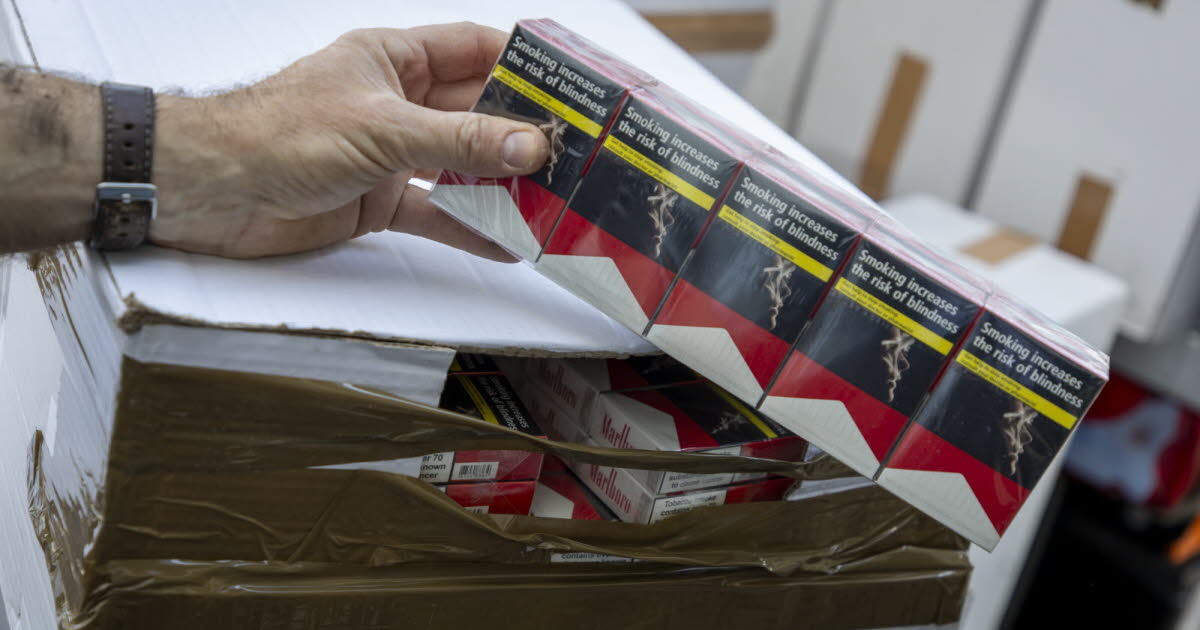 Nancy. Dans la voiture du fuyard, 225 cartouches de cigarettes de contrebande saisies par la police