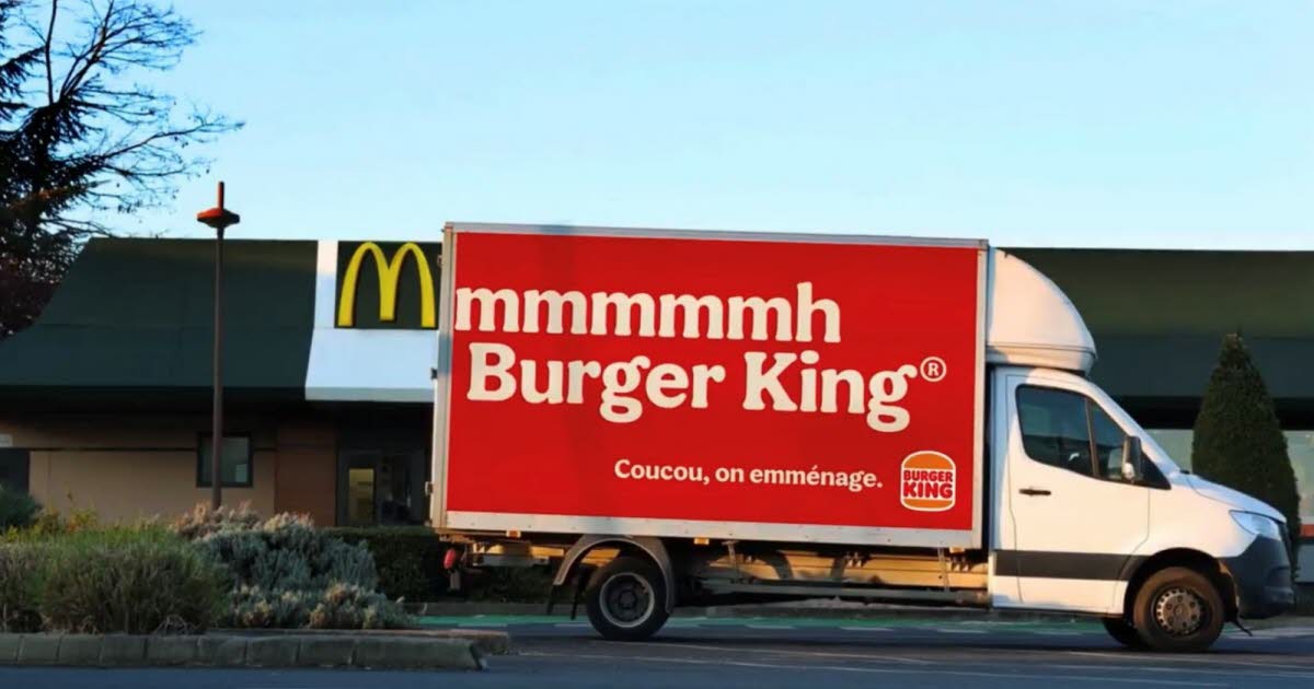 Loire. Pour annoncer son arrivée à Firminy, Burger King s'invite chez... McDo
