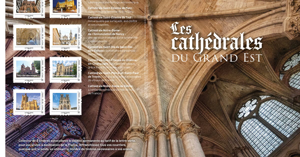 Strasbourg. La cathédrale représentée dans un carnet de 8 timbres collector en vente à partir de lundi