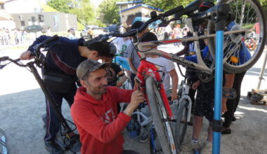 Le Pont-de-Claix. Grand rassemblement pour la Fête du vélo
