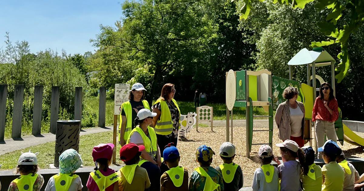 Ostwald. Un nouvel espace de jeu et de fraîcheur inauguré au Bohrie