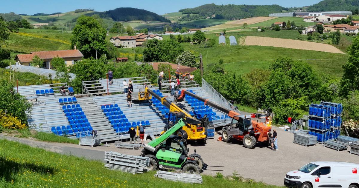 Rhône. À la recherche de nouveaux gradins, cette commune met la main sur ceux des JO de Paris 2024