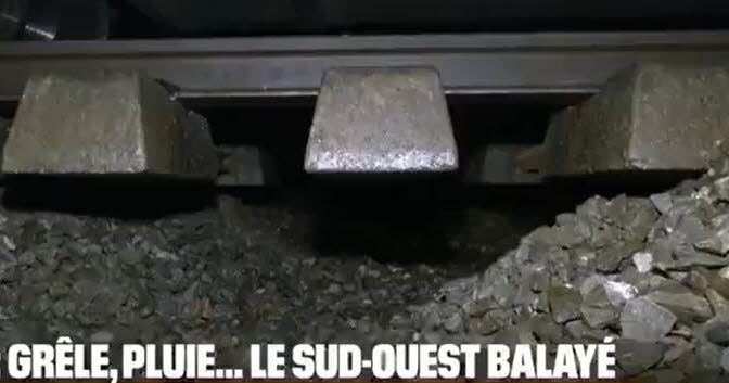 Météo. Un TGV de 500 personnes évacué entre Bordeaux et Toulouse à cause des violents orages