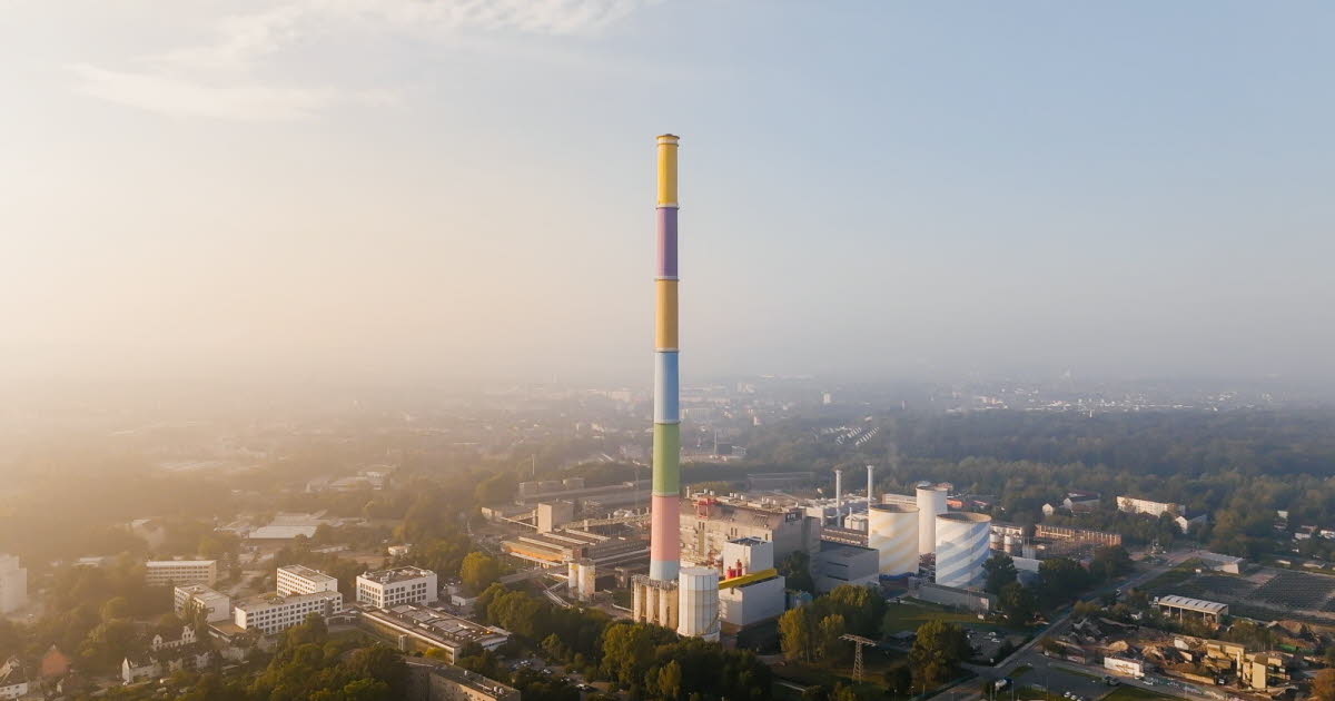 Allemagne. Comment la ville allemande de Chemnitz, jumelée avec Mulhouse, embellit ses cheminées