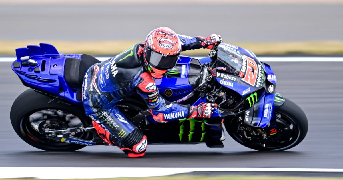 Fabio Quartararo de nouveau en pole position à Silverstone
