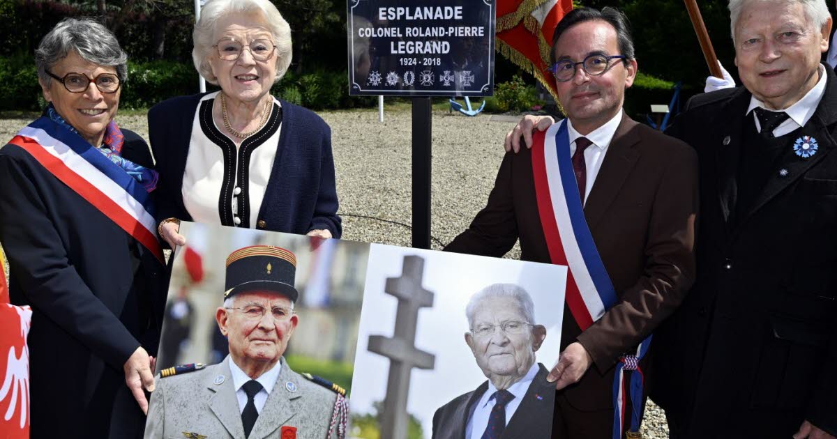 à Laxou, une esplanade au nom du célèbre résistant Roland-Pierre Legrand
