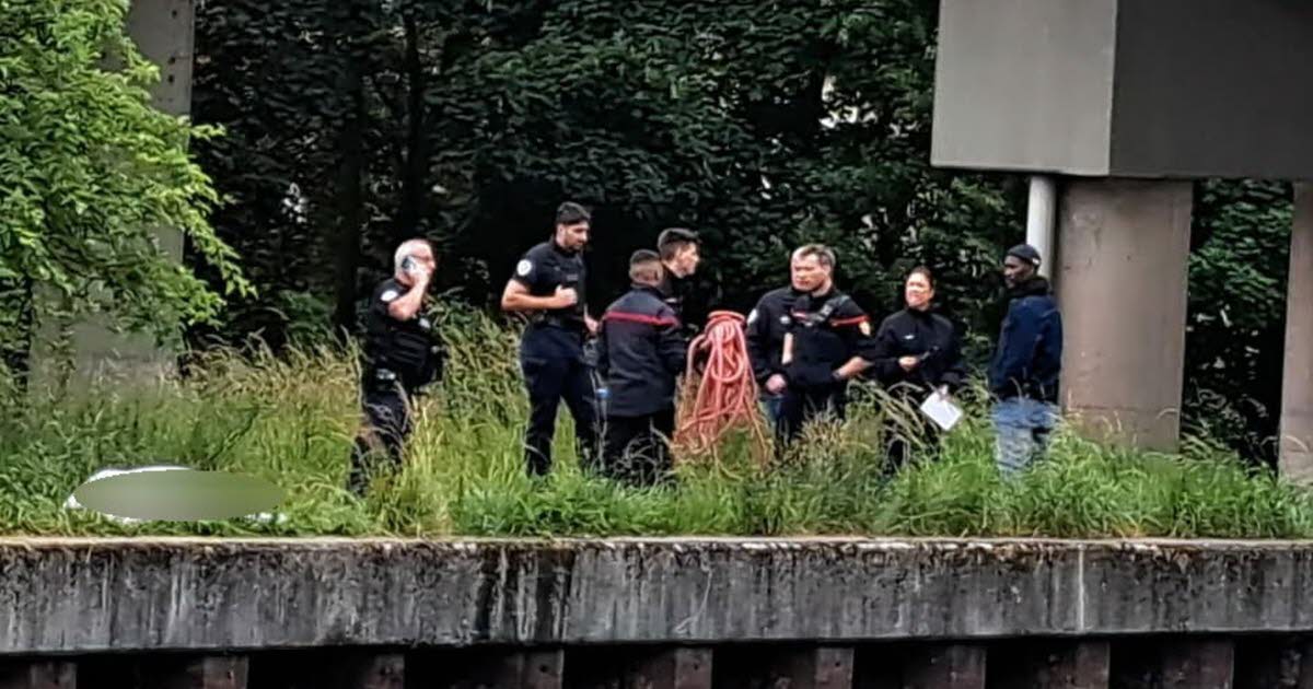 un corps découvert par un pêcheur dans le canal