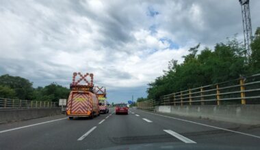 la dépanneuse tombe en panne en venant sur un accident à l'Est de Lyon