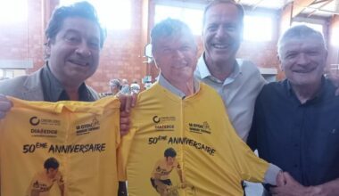 Bernard Hinault, Laurent Gerra et Christian Prudhomme ont fêté les 50 ans de la 1re victoire de Bernard Thévenet - Le JSL