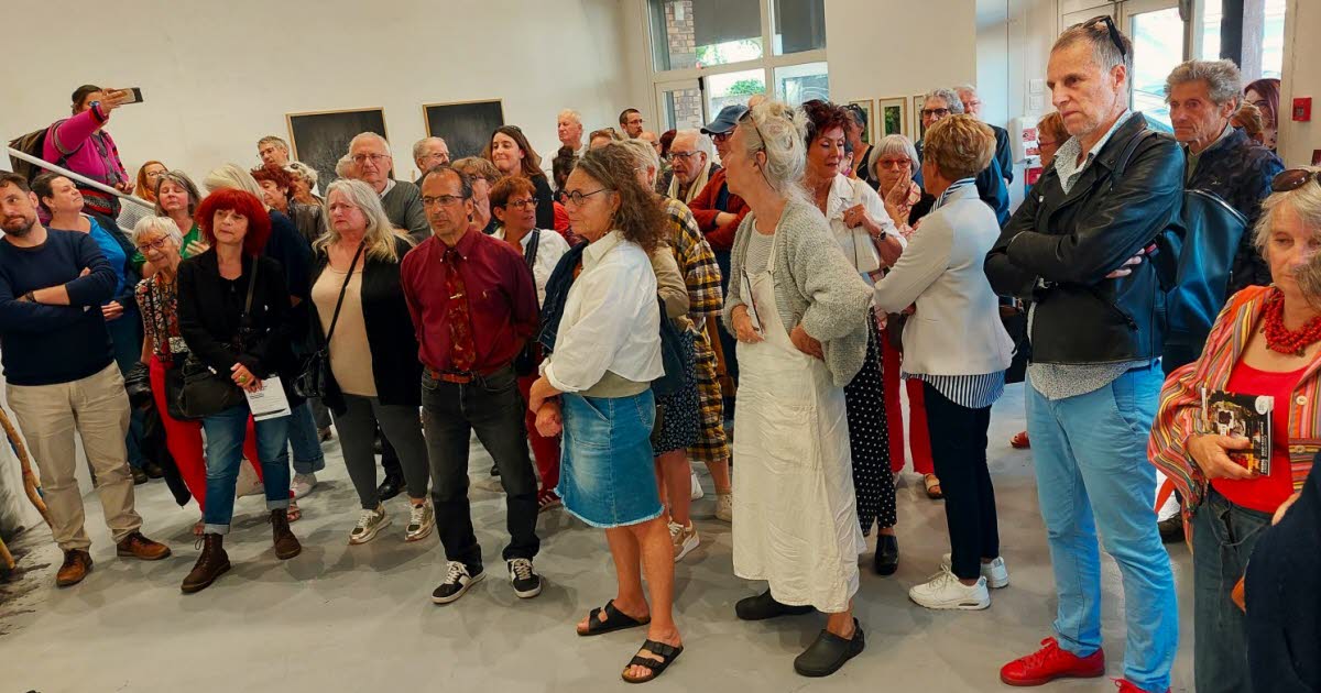 Saint-Martin-d'Hères. Belle affluence pour le vernissage de l'exposition de Fabrice Nesta