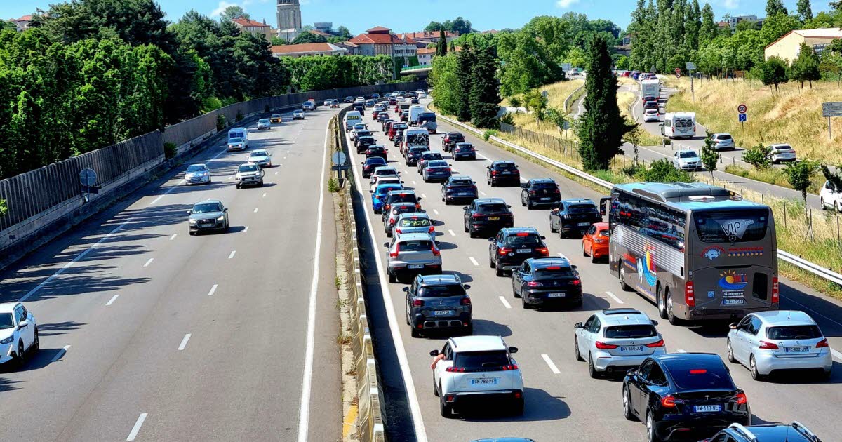 toujours des difficultés sur l'A7, 2h30 pour faire Lyon-Orange
