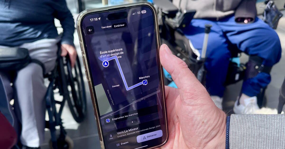 Saint-Étienne. Une application pour aider les personnes handicapées à visiter la Biennale design