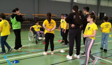 Le Chambon-Feugerolles. 40 jeunes ont découvert le handisport