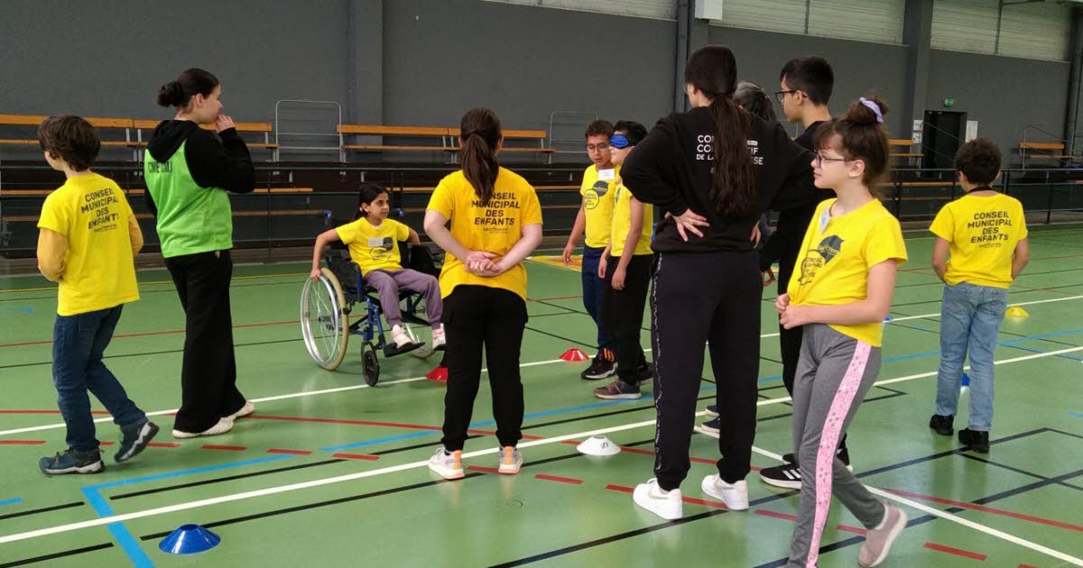 Le Chambon-Feugerolles. 40 jeunes ont découvert le handisport