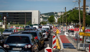 des embouteillages XXL à Lyon