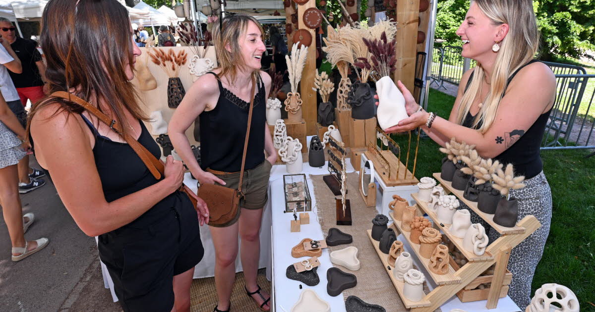 Photos. A Nancy, le marché des potiers façonne les allées du parc de la Pépinière