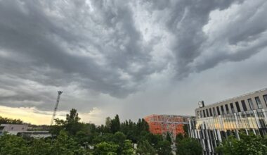 les orages arrivent à Lyon